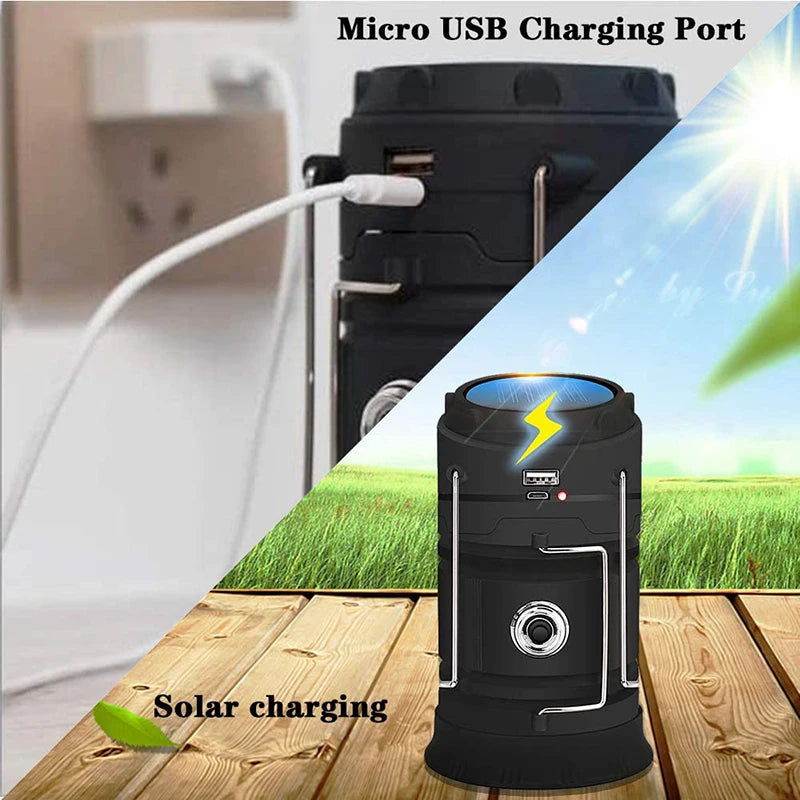 Solar Telescopic Flashlight