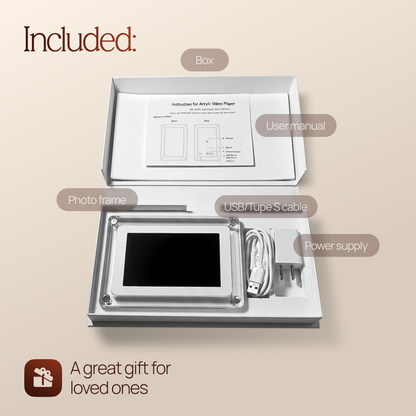 Digital Photo & Video Frame By SERENE PETALS