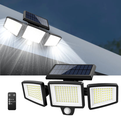 Triple Head Solar Light