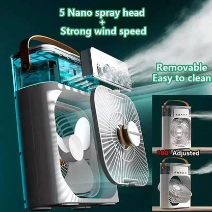 Ice Air Cooler Fan by SERENE PETALS