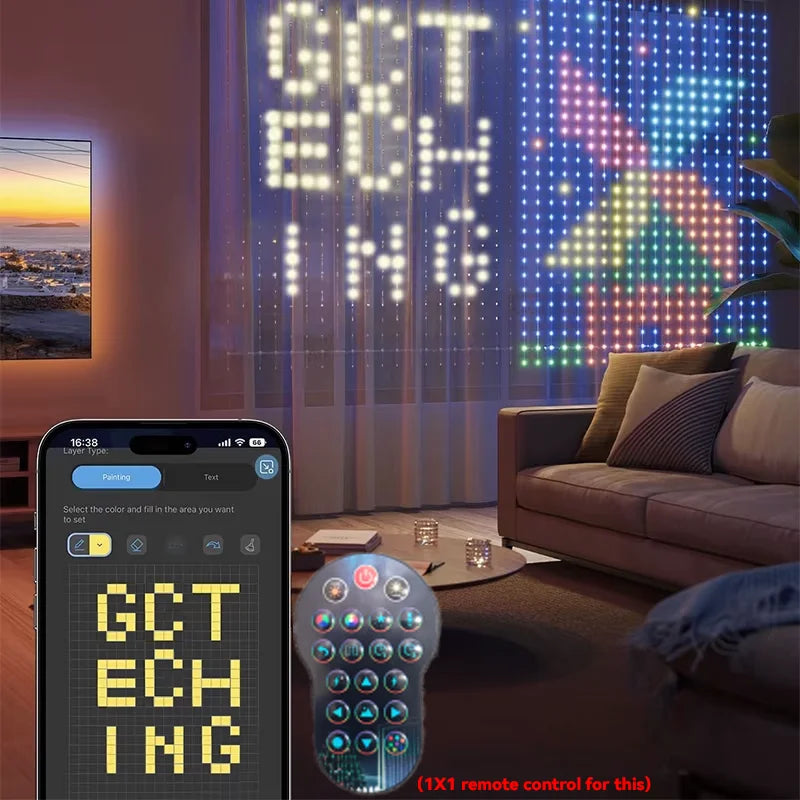 Smart RGB Fairy Curtain Lights