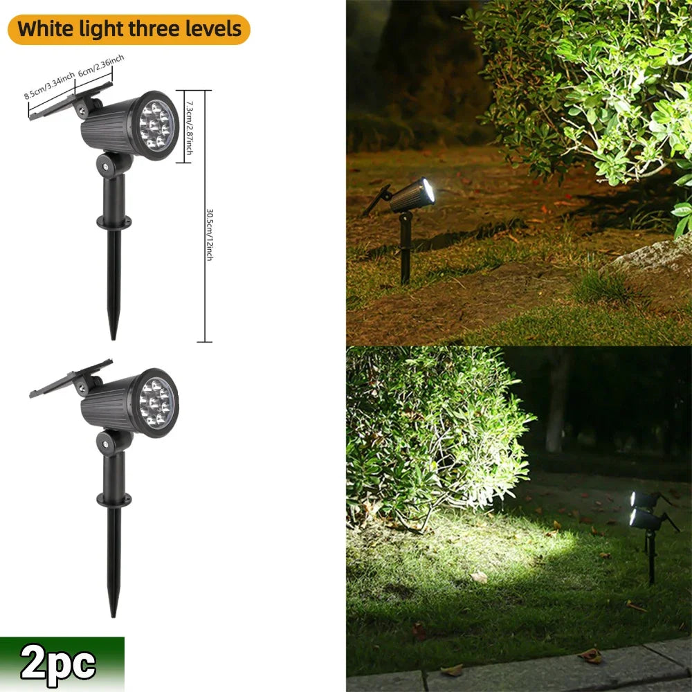 9 LED Solar Spot Lights