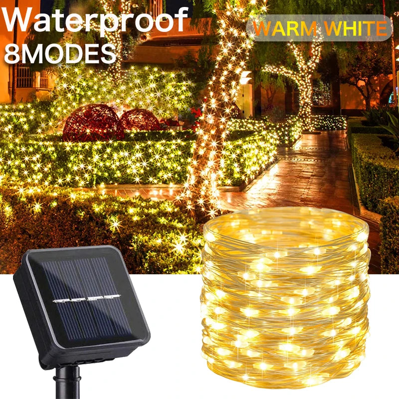 1000LED Solar String