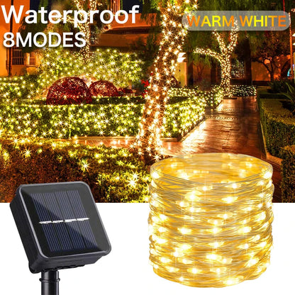 1000LED Solar String