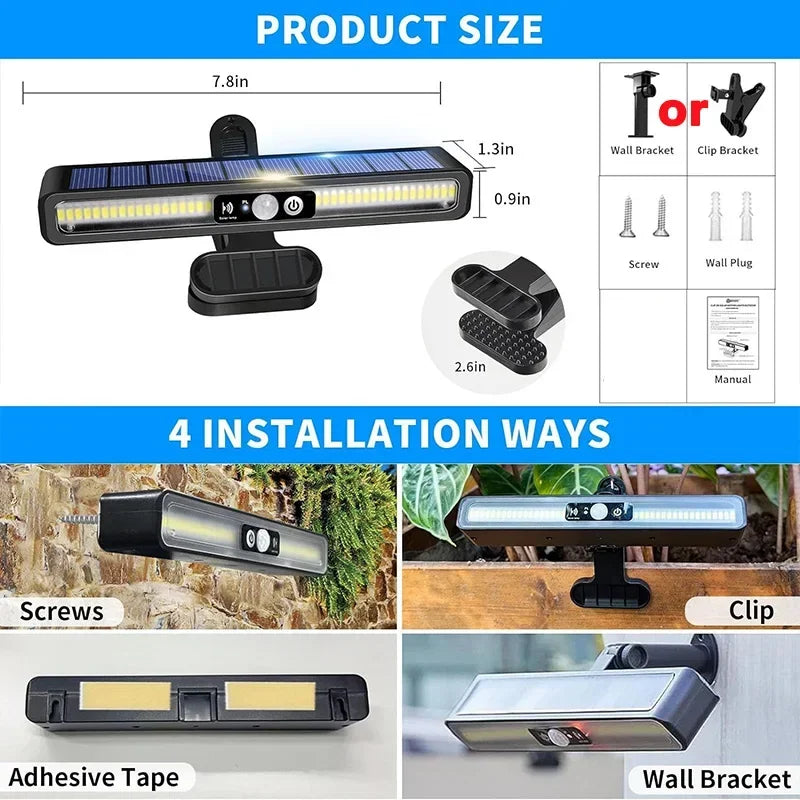 Clip On Solar Motion Lights
