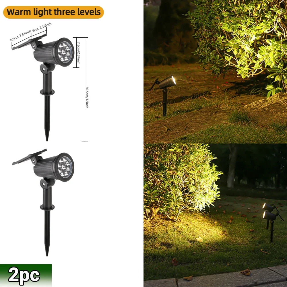 9 LED Solar Spot Lights
