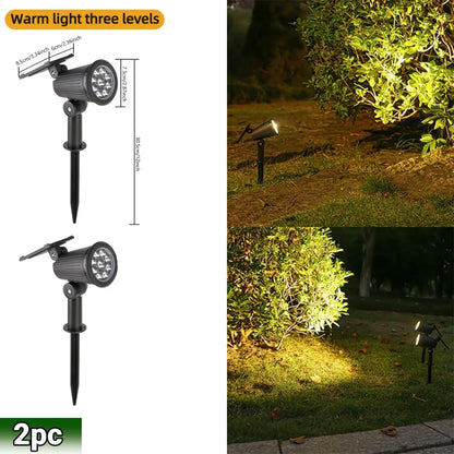 9 LED Solar Spot Lights