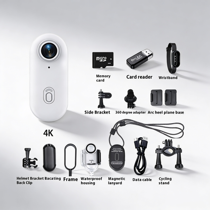 Action 4K Body Camera By SERENE PETALS + FREE Accessories Included 🎁
