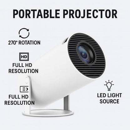 Portable Pro Projector By SERENE PETALS